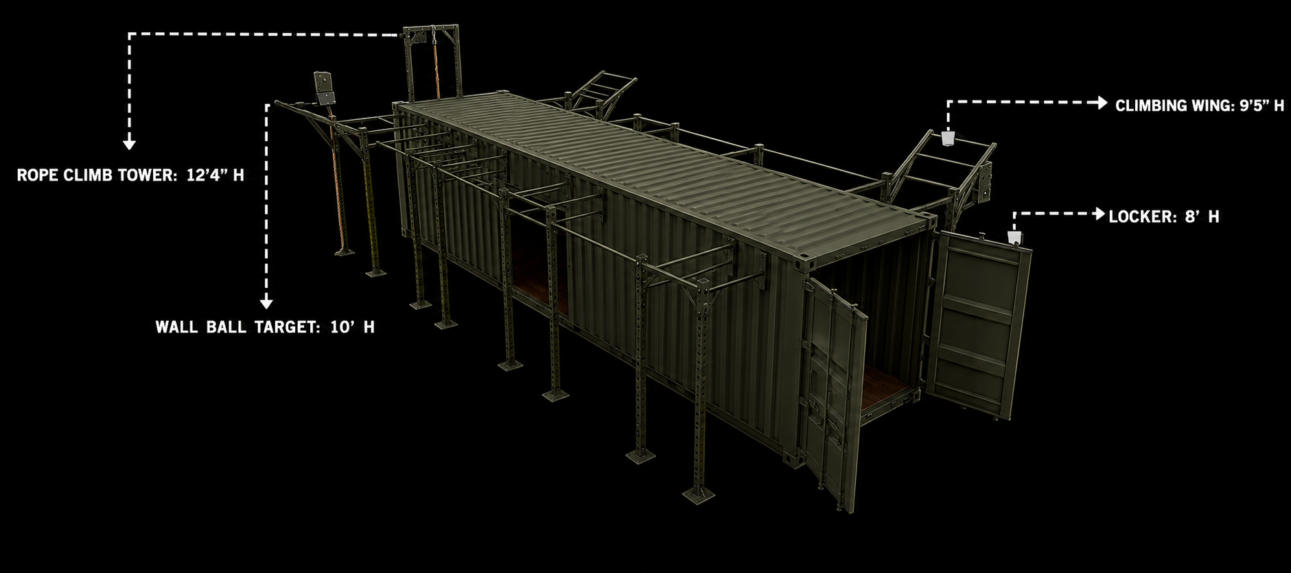 F40 Fortis heavy training package rig