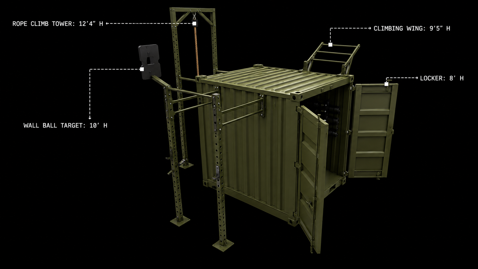 F8 Fortis heavy training package rig