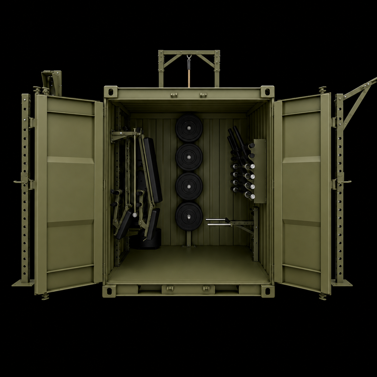 F8 Fortis locker front storage configuration
