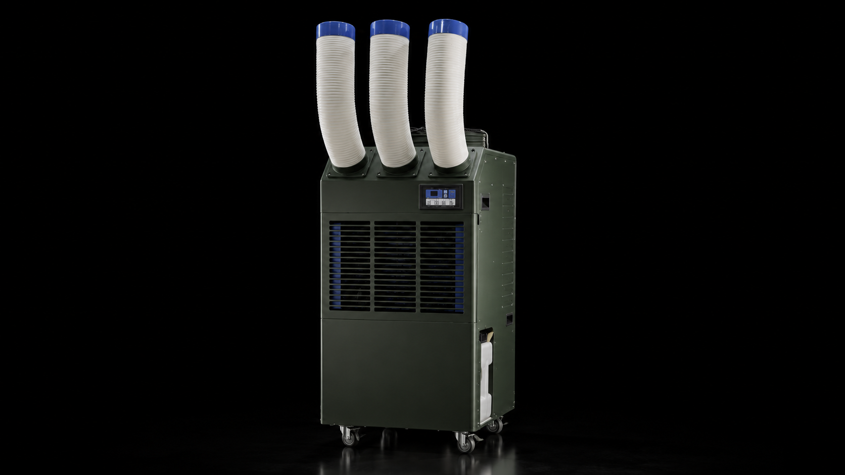 Portable industrial air-conditioning unit for RDSS