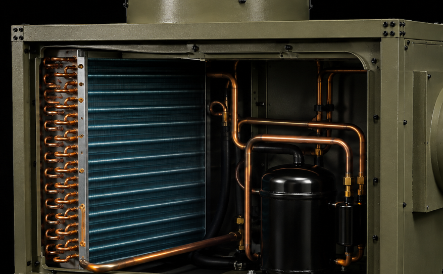 Energy-efficient industrial refrigeration system