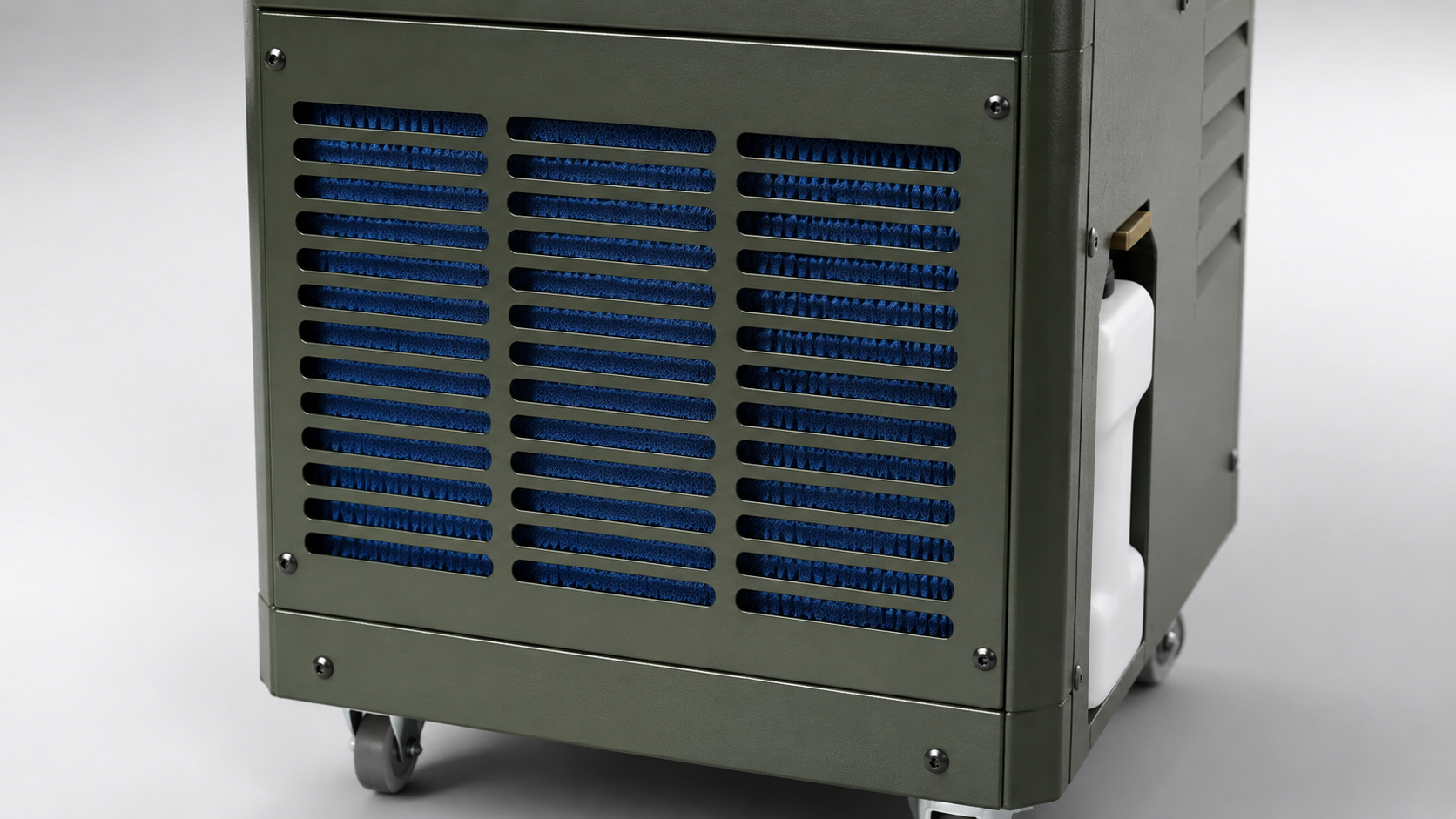 Washable air filters and rugged steel body