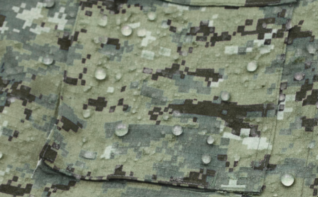 Waterproof field uniform outer fabric