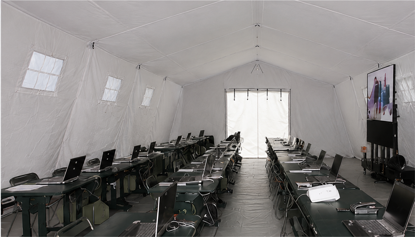 Display Of The Use Scene Inside The Tent