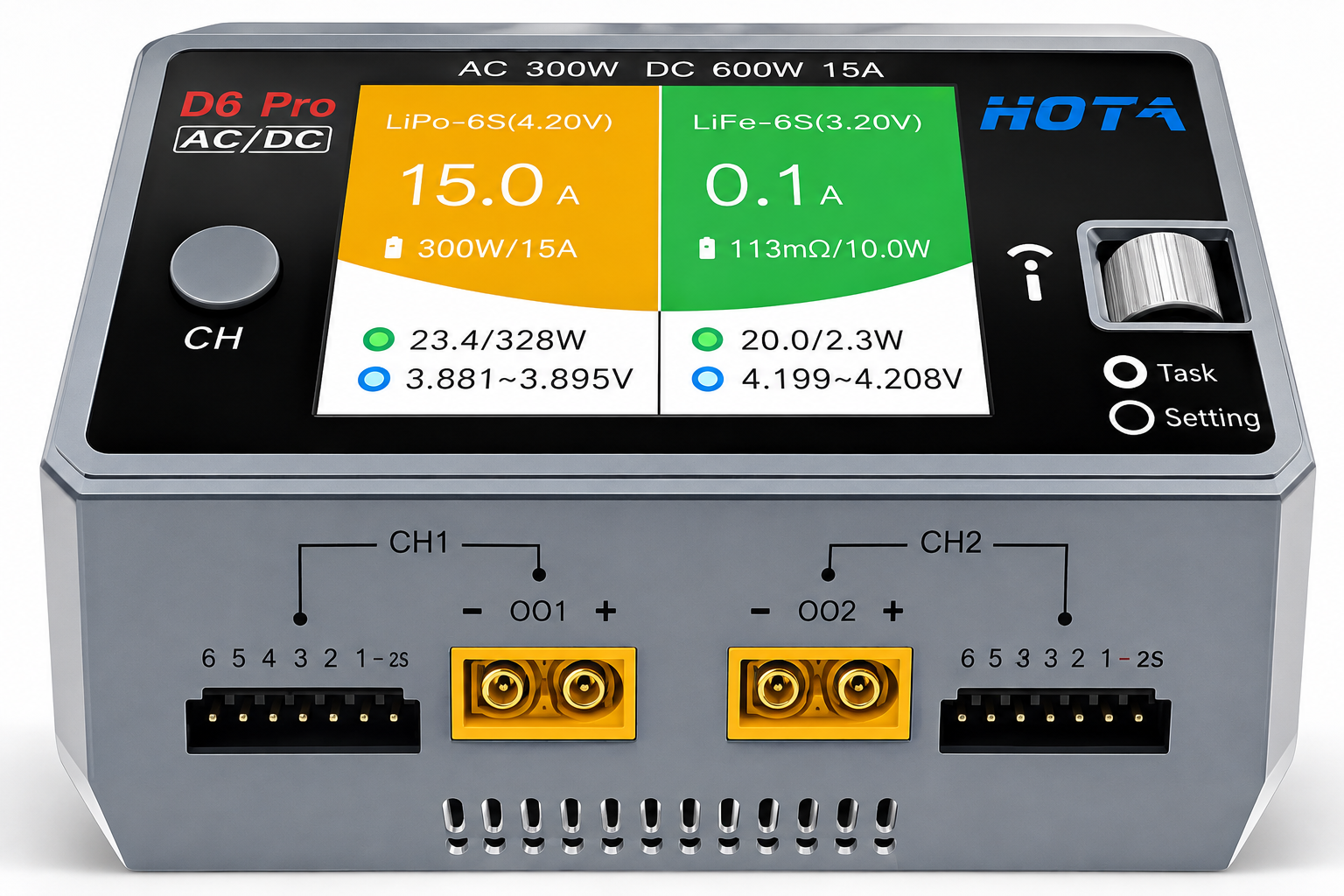HOTA D6 Pro charger